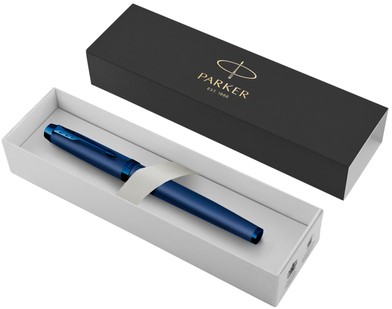 Rollerpen Parker IM Monochrome F blauw 1 Stuk-2