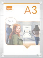 Infobord Nobo Premium Plus A3 acryl verplaatsbaar 1 Stuk-2