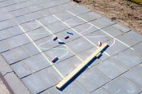 Stoepkrijtklei Creall 6 stuks 6 kleuren 125 gram 6 emmer-2