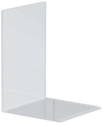 Boekensteun MAUL 12x12x17cm acryl glashelder 2 Stuk