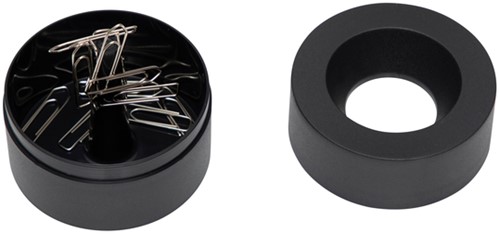 Papercliphouder MAULpro recycled Ø73x60mm zwart 1 Stuk-3