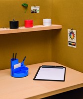 Papercliphouder MAULpro magnetisch recycled Ø73x60mm blauw-4