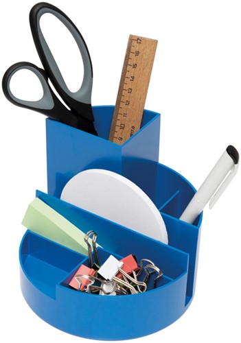 Pennenkoker MAUL roundbox recycled 6 vaks blauw 1 Stuk-3