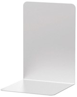 Boekensteun MAUL 12x12x17.5cm aluminium zilver 2 Stuk