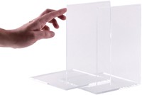 Boekensteun MAUL 16x15x21cm  acryl glashelder 2 Stuk-2