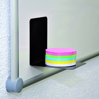 Boekensteun MAUL staal 14x12x14cm magnetisch zwart 2 Stuk-2