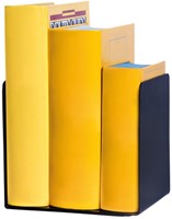 Boekensteun MAUL staal 14x12x14cm magnetisch zwart 2 Stuk-3