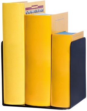 Boekensteun MAUL staal 14x12x14cm magnetisch zwart 2 Stuk-3