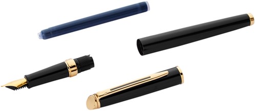 Vulpen Waterman Hemisp GT M lak zwart 1 Stuk-4