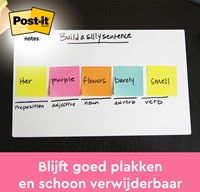 Memoblok Post-it 655 76x127mm gelijnd roze 6 stuks-2