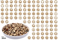 Stempels Mini Woodies assorti 1 Stuk