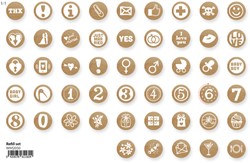 Mini Woodies refill set met 250 ministempel 1 Stuk