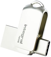 USB stick 3.0 Integral USB-360-C Dual USB-A 16GB 1 Stuk-2