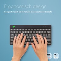 Toetsenbord R-Go Ergonomisch Compact Break QWERTY 1 Stuk-2
