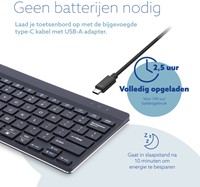 Toetsenbord R-Go Ergonomisch Compact Break QWERTY 1 Stuk-2
