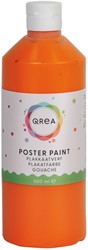 Plakkaatverf Qrea oranje 500ml 500 Milliliter