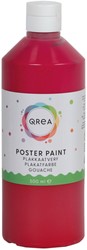 Plakkaatverf Qrea rood 500ml 500 Milliliter