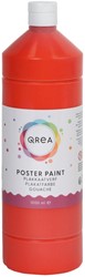 Plakkaatverf Qrea lichtrood 1000ml 1000 Milliliter