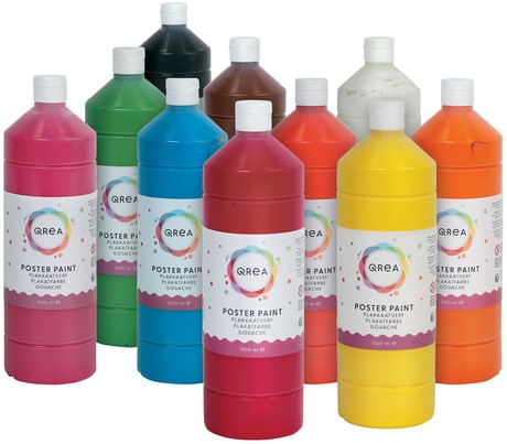 Plakkaatverf Qrea cyclaam 1000ml 1000 Milliliter-2