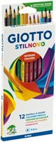 Kleurpotlood Giotto Stilnovo set à 12 kleuren