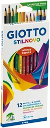 Kleurpotlood Giotto Stilnovo 12 kleuren 12 Stuk