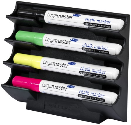 Glasbord markerhouder Legamaster zwart 1 Stuk-2