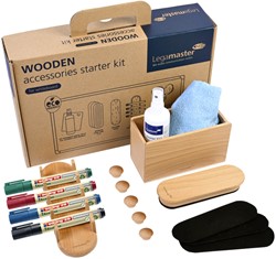 Whiteboard accessoire starterkit Legamaster WOODEN 17 Stuk