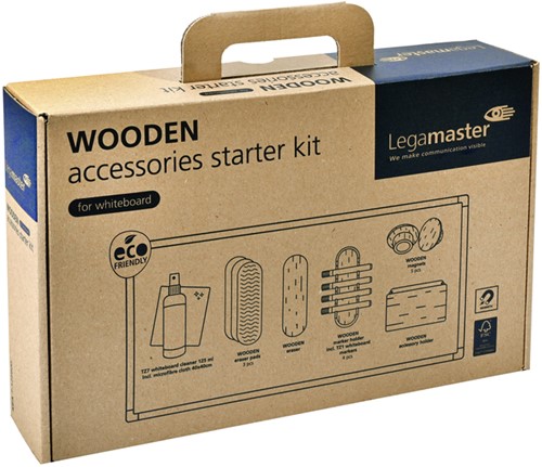 Whiteboard accessoire starterkit Legamaster WOODEN 17 Stuk-1