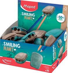 Puntenslijper Maped Smiling Planet 2-gaats display 1 Stuk