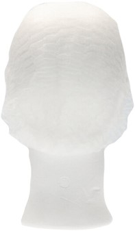 Haarnet CMT clip non-woven L 53cm PP wit 100 Stuk-2