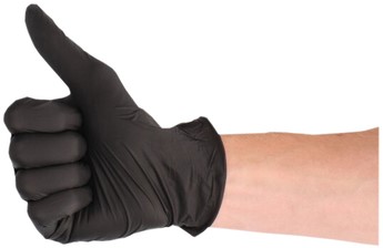 Handschoen CMT S soft nitril zwart 100 stuks-1