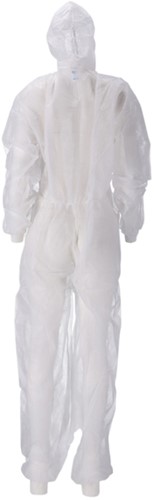 Overall CMT M non-woven ritssluiting PP wit 50 Stuk-3