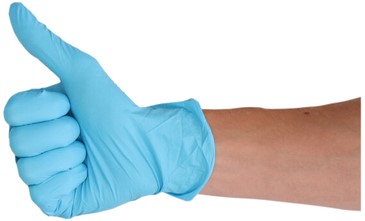 Handschoen CMT L nitril blauw 100 Stuk-2