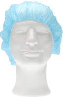 Haarnet CMT bouffant non-woven M 50cm PP blauw 100 Stuk