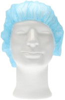 Haarnet CMT bouffant non-woven L 53cm PP blauw 100 Stuk