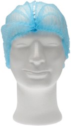 Haarnet CMT clip non-woven L 53cm blauw 100 Stuk