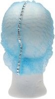 Haarnet CMT clip non-woven L 53cm blauw 100 Stuk-2