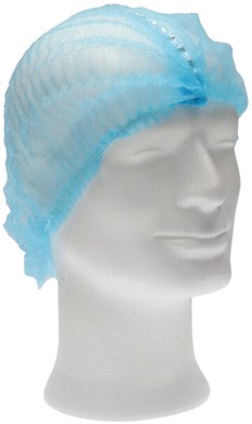 Haarnet CMT clip non-woven L 53cm blauw 100 Stuk-3