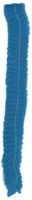Haarnet CMT clip non-woven L 53cm PP blauw 100 Stuk-1