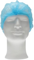 Haarnet CMT clip non-woven M 50cm PP blauw 100 Stuk