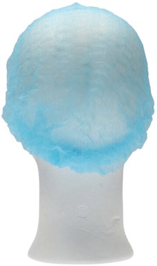 Haarnet CMT clip non-woven M 50cm PP blauw 100 Stuk-2