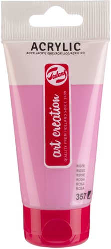Acrylverf TAC 357 roze tube 75ml 75 Milliliter