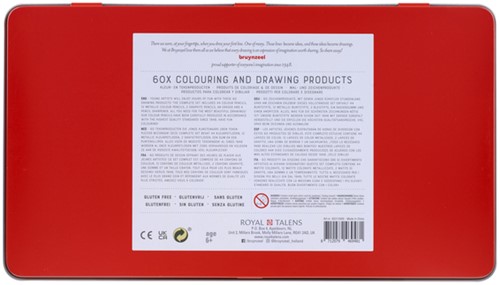 Tekenset Bruynzeel jonge kunstenaars 60 delen 60 Stuk-3