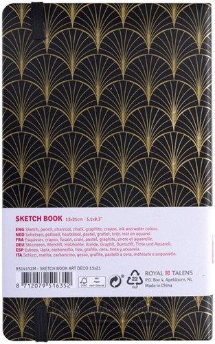 Schetsboek Talens Art Creation 130x210mm art deco 1 Stuk-2