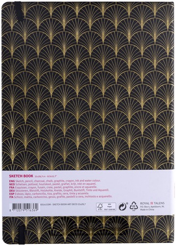 Schetsboek Talens Art Creation 210x297mm art deco 1 Stuk-2