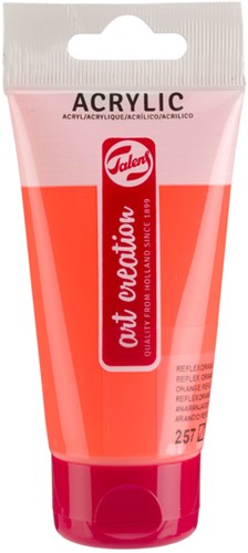 Acrylverf TAC 257 reflexoranje tube 75ml 75 Milliliter