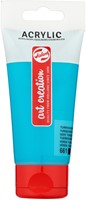 Acrylverf TAC 661 turkooisgroen tube 75ml 75 Milliliter