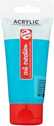 Acrylverf TAC 661 turkooisgroen tube 75ml 75 Milliliter