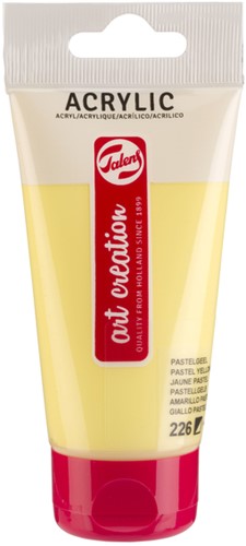 Acrylverf TAC 226 pastelgeel tube 75ml 75 Milliliter