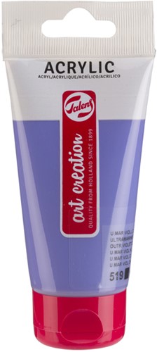 Acrylverf TAC 519 ultramarijnviolet licht 75ml 75 Milliliter